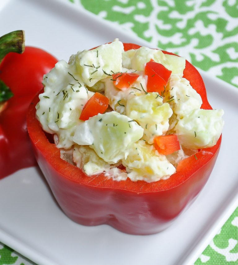 Greek Potato Salad Recipe Peas and Crayons Vegetarian Recipes