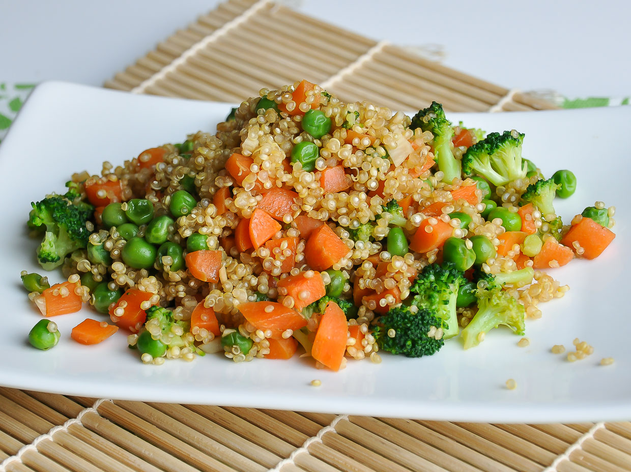 Vegetarian Quinoa Fried Rice Recipe
