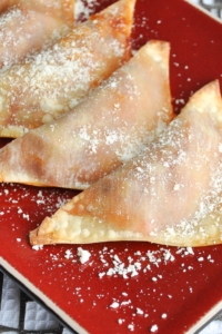 Homemade Pizza Rolls with Wonton Wrappers