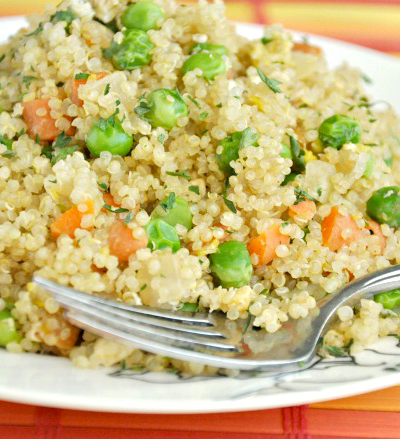 Healthy Quinoa Fried Rice + Tips on Making Perfectly Fluffy Quinoa