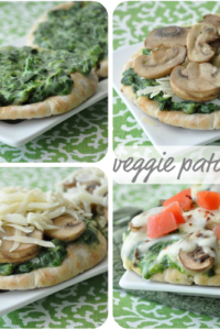 Much like their infamous Happy Hour, you're actually getting 2-for-1 with these Applebee's inspired veggie patch pizzas!