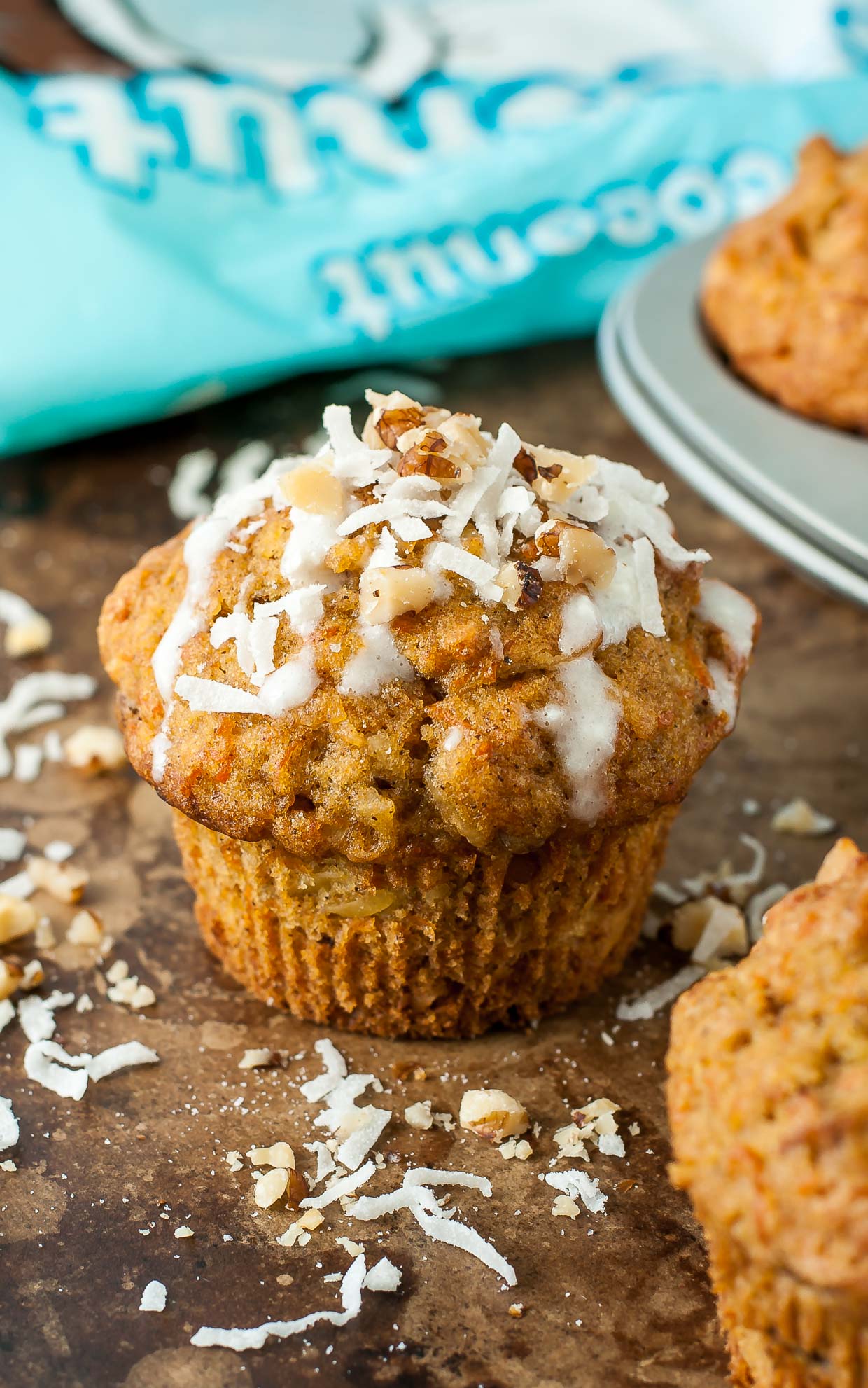 Carrot Coconut Muffins
