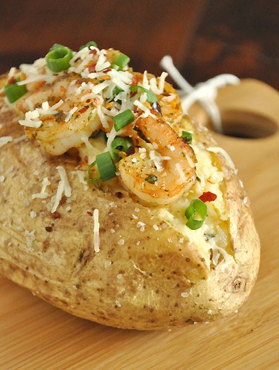 Shrimp Stuffed Potato