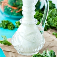 Creamy Feta Dressing :: Would you believe me if I said I loved it more than Ranch!? SO GOOD!