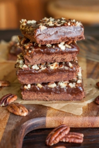 Deliciously LUXE Salted Chocolate Caramel Bars recipe