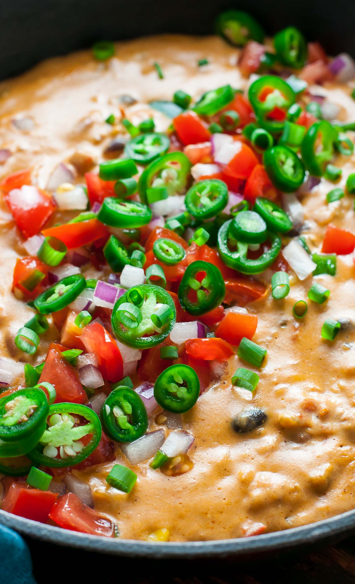 Easy Vegetarian Chili Cheese Dip Peas And Crayons
