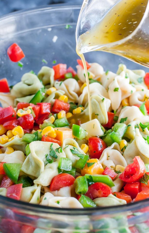 Garden Veggie Tortellini Pasta Salad Peas And Crayons