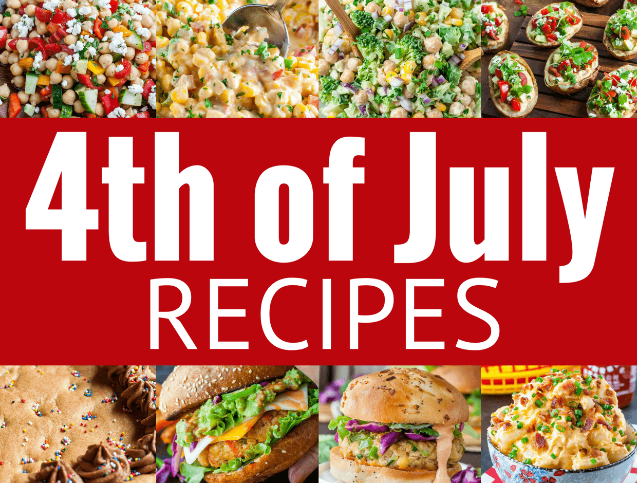 Let's pack that picnic table with tasty eats! Here are some easy 4th of July recipes to get ya started!