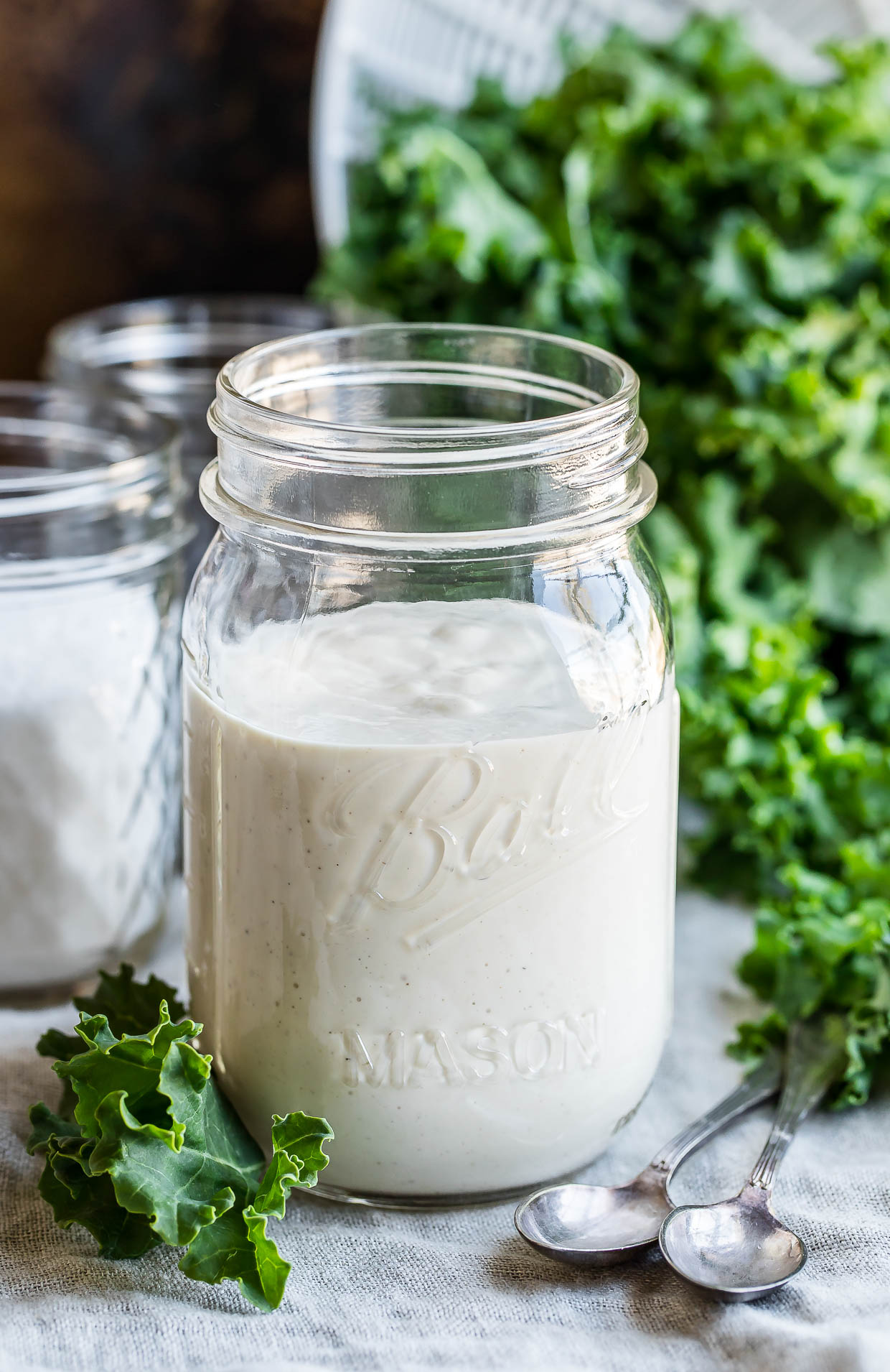 This homemade Caesar dressing is hands-down our favorite! It's thick, creamy, and full of flavor, perfect for a rockin' Caesar salad with all the fixin's.