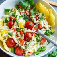 Easy Healthy Orzo Salad Recipe