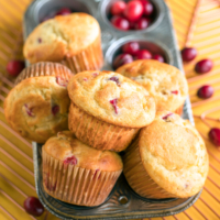 Banana Cranberry Muffins Recipe
