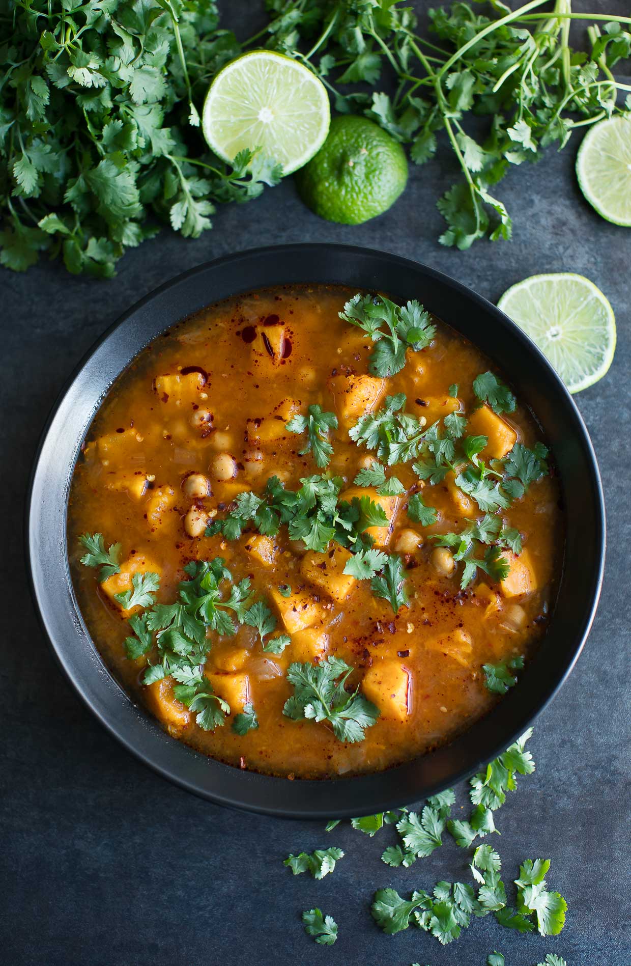 Spicy Moroccan Sweet Potato Soup Recipe
