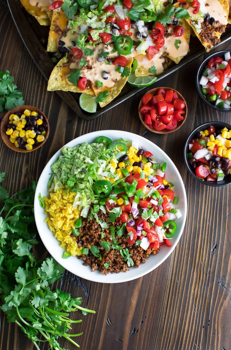 Vegetarian Taco Bowls Peas and Crayons Blog