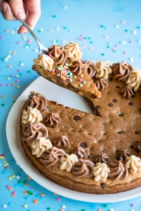 Chocolate Peanut Butter Cookie Cake