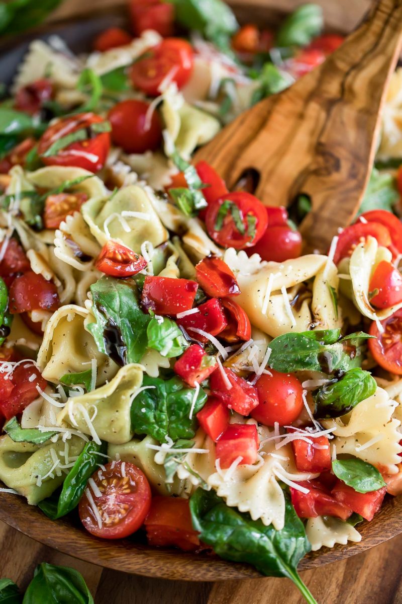 Pasta Salad with Homemade Italian Dressing