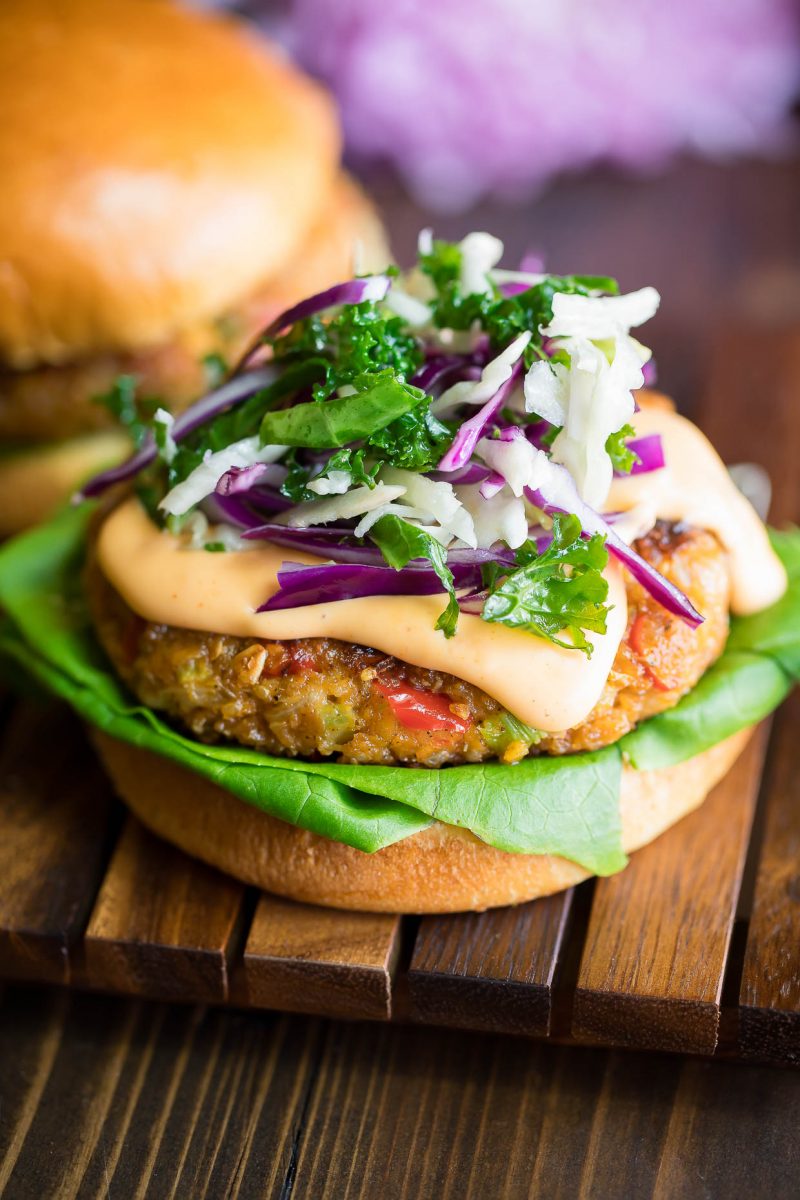 Veggie Burger with Toppings