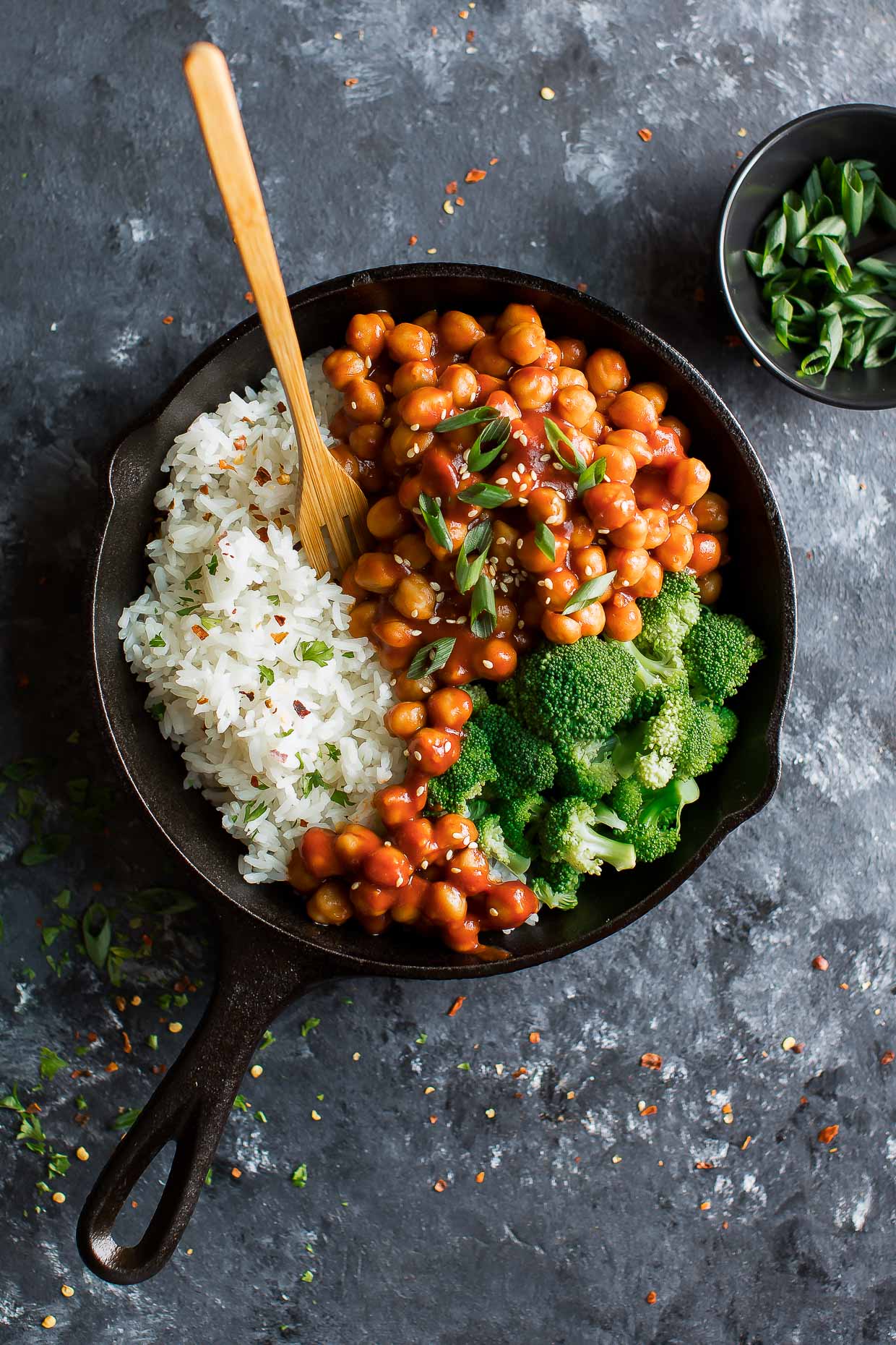 Sweet and Sour Chickpeas - Vegan + Gluten-Free - Peas and Crayons