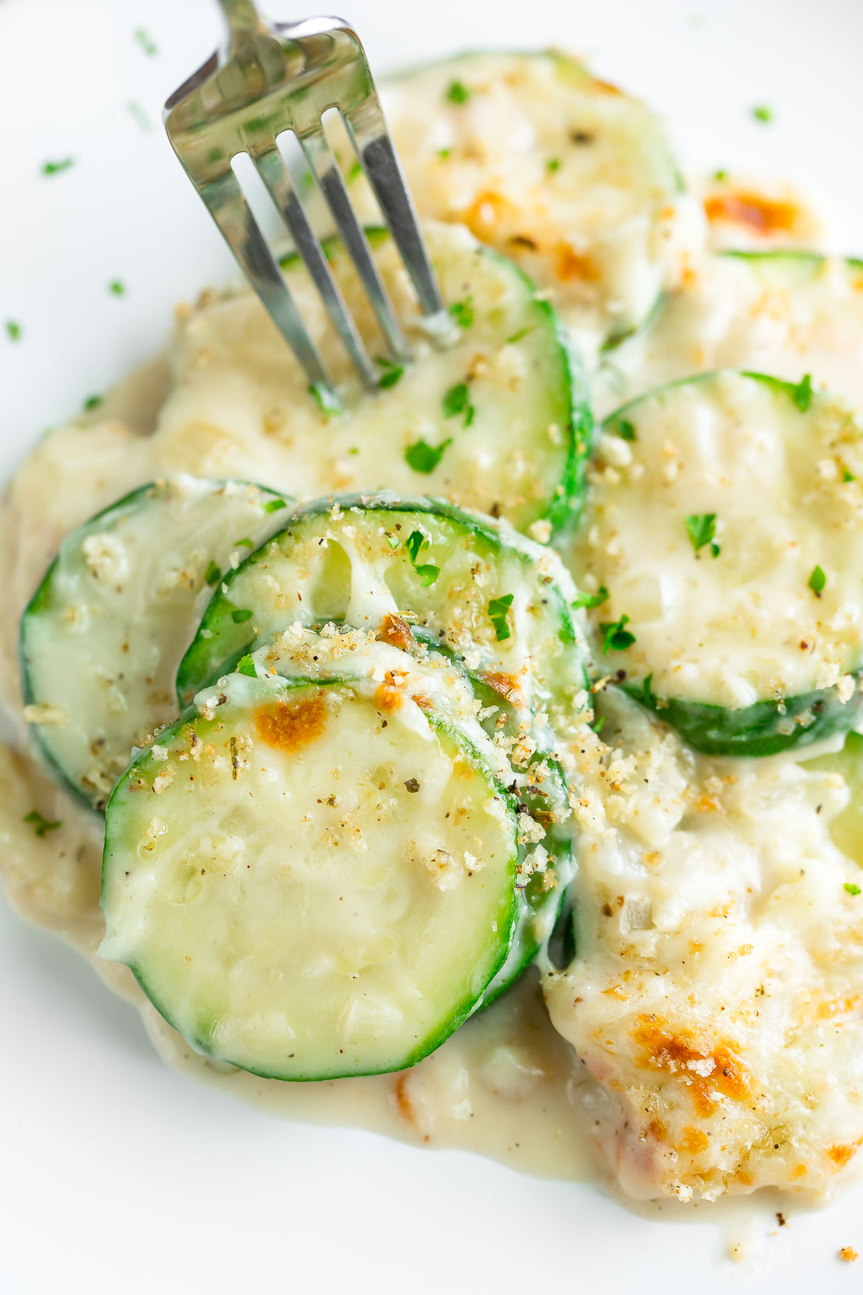 Baked Zucchini Casserole - Recipes by Peas and Crayons