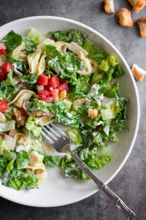 Tortellini Caesar Salad Recipe