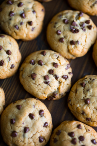 Puffy Peanut Butter and Chocolate Chip Cookies