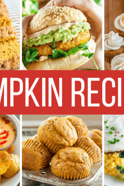Canned Pumpkin Recipe Roundup Collage
