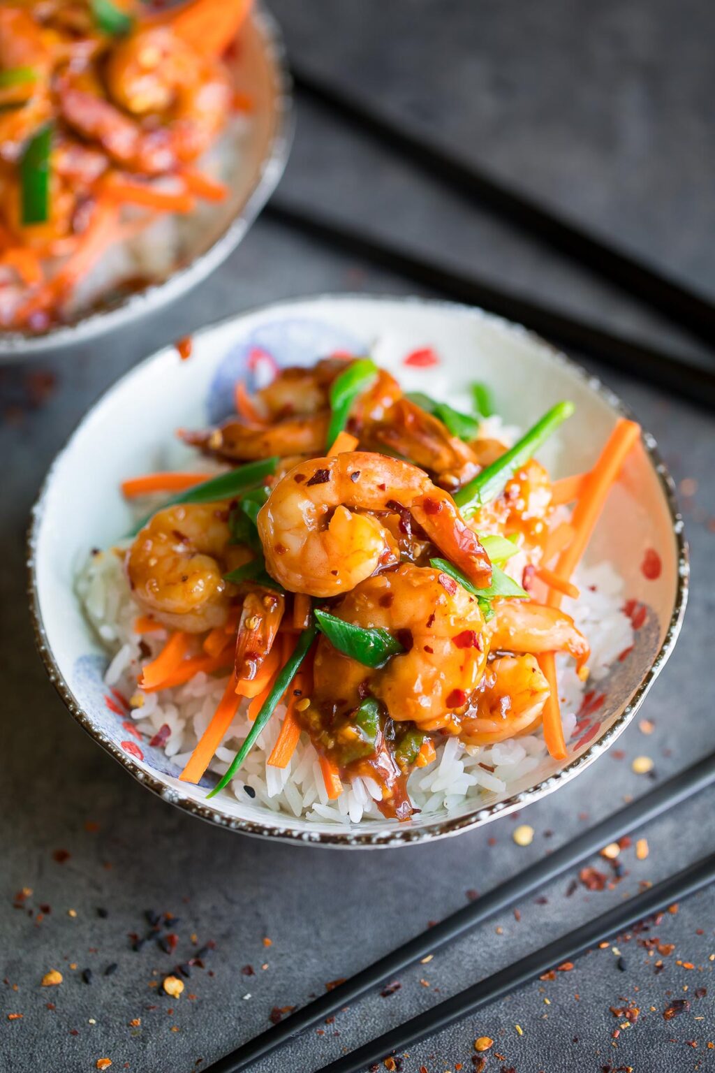 Honey Garlic Shrimp Bowls Recipe Peas and Crayons