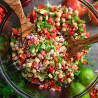 Vegetarian Quinoa Chickpea Salad