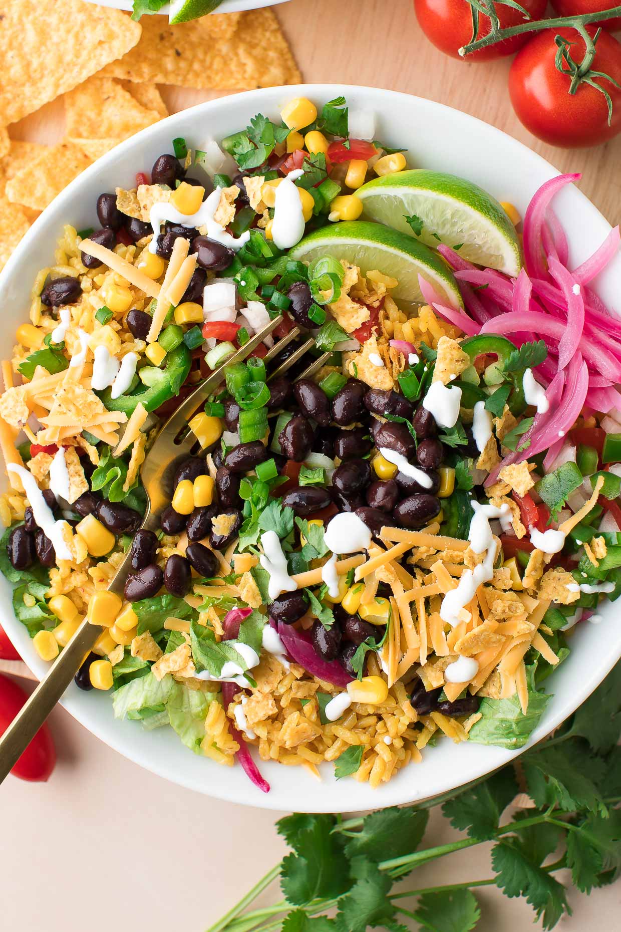 Black Bean Burrito Bowls Peas and Crayons