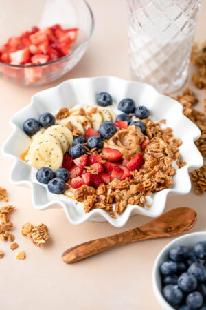 Fruit and Granola Yogurt Bowls