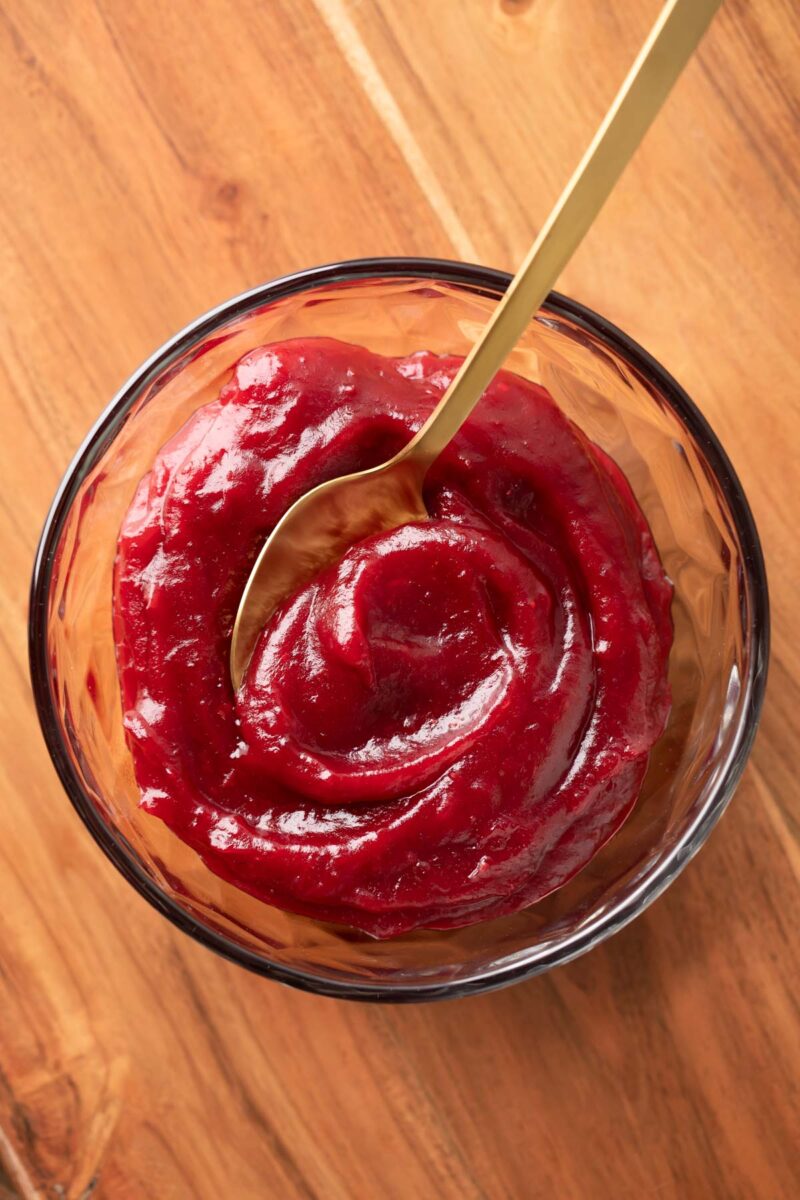 Slow Cooker Apple Cranberry Sauce