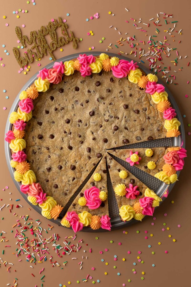 Heart Shaped Cookie Cake Peas And Crayons