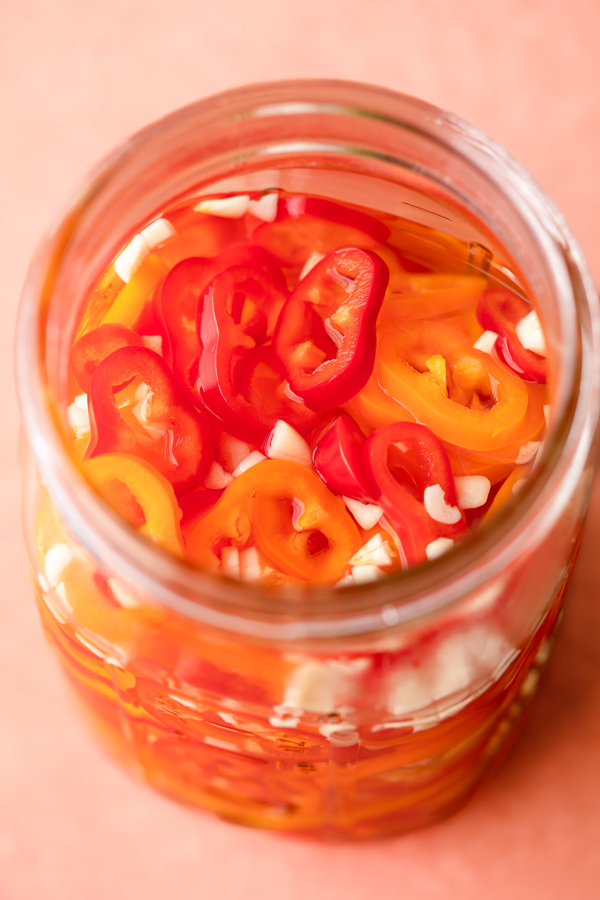 Quick Pickled Sweet Mini Peppers