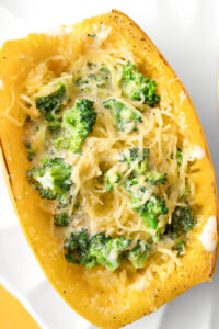 Broccoli Cheese Spaghetti Squash