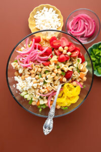 Chickpea Pasta Salad Bowl