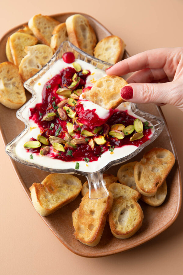 Cranberry Whipped Feta Dip