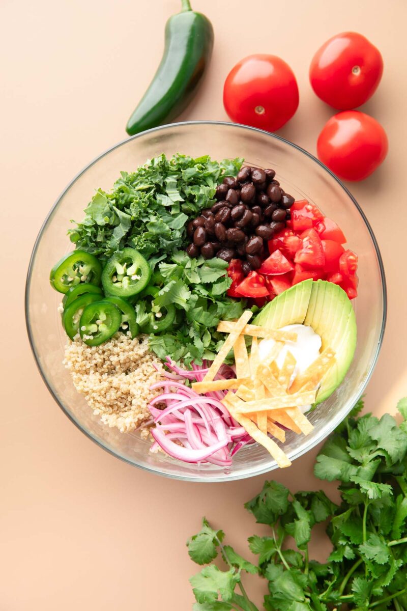 Vegetarian Black Bean Quinoa Bowls