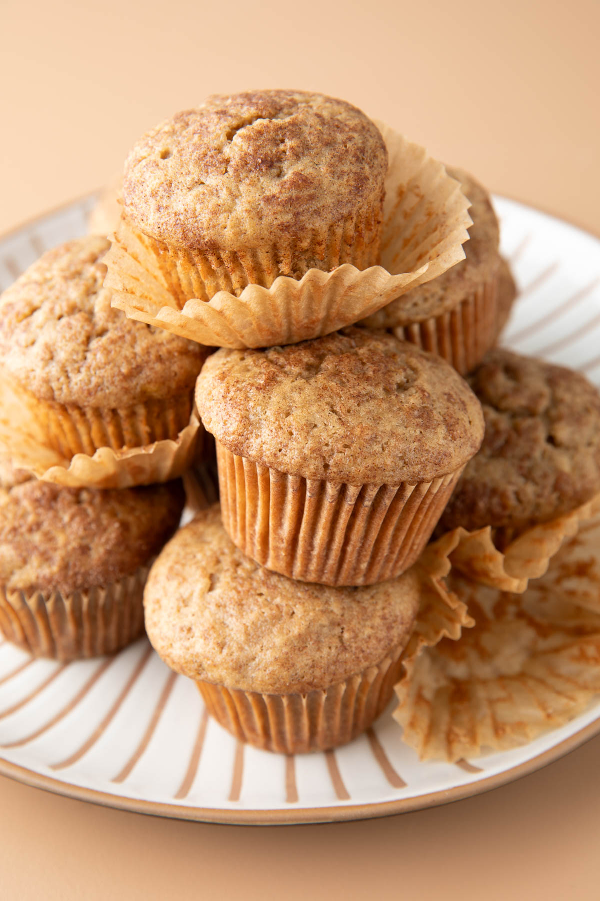 Banana Applesauce Muffins