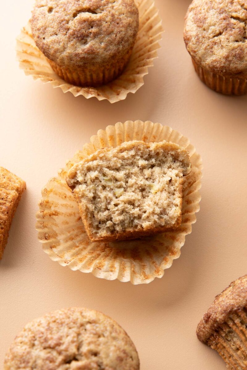 Banana Applesauce Muffins