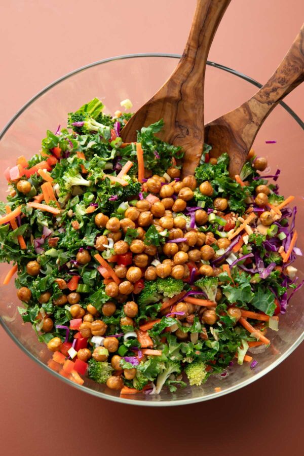 roasted chickpea salad